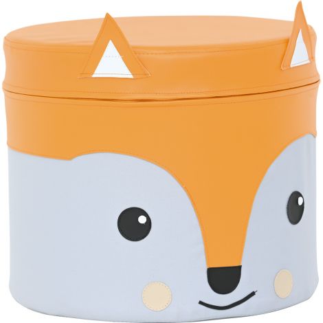 Puf taburet cu elemente decorative Vulpe, cresa si gradinita - poza 1