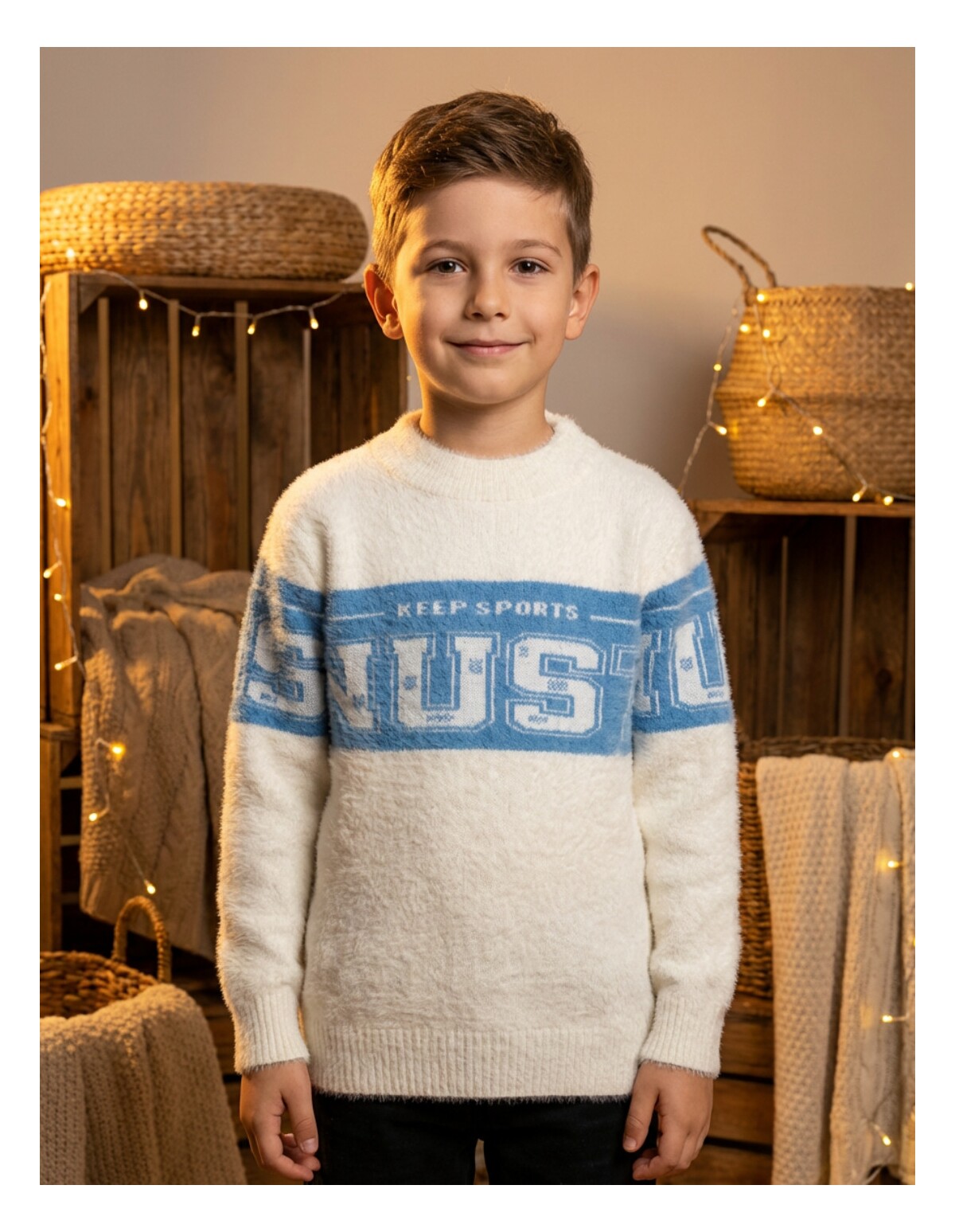 Pulover Mohair, Keep & Sports, blue
