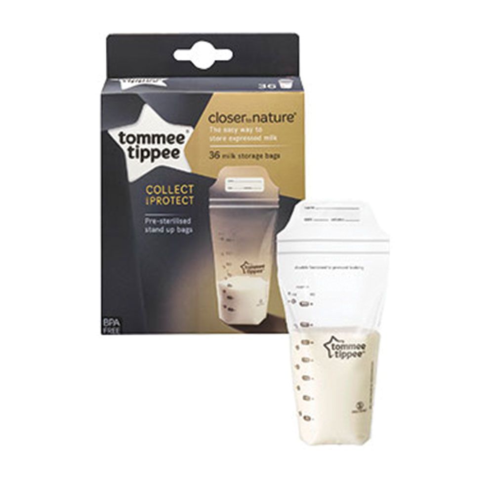 Pungi pentru stocare lapte matern Tommee Tippee 36 bucati - poza 3