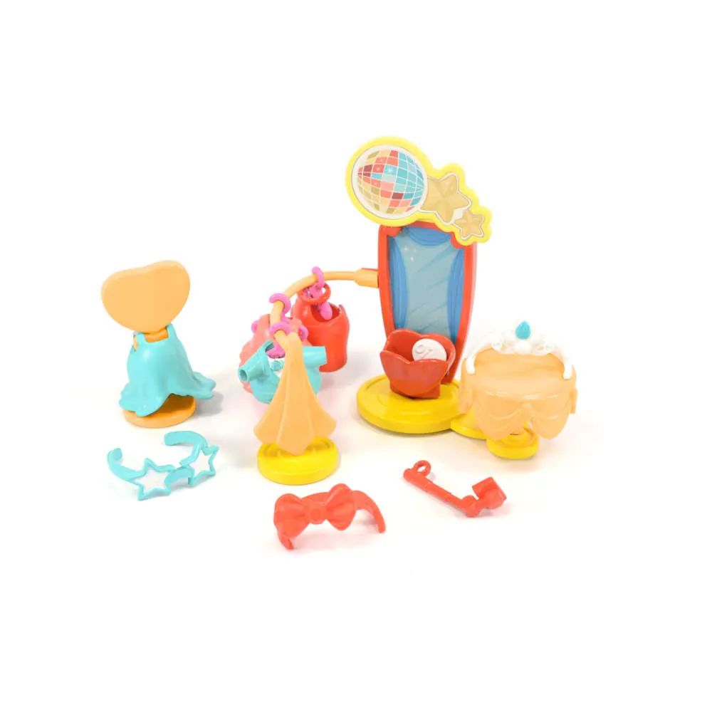 Pusculita cu accesorii surpriza si figurina Pocket Money Piggies Mov - poza 5