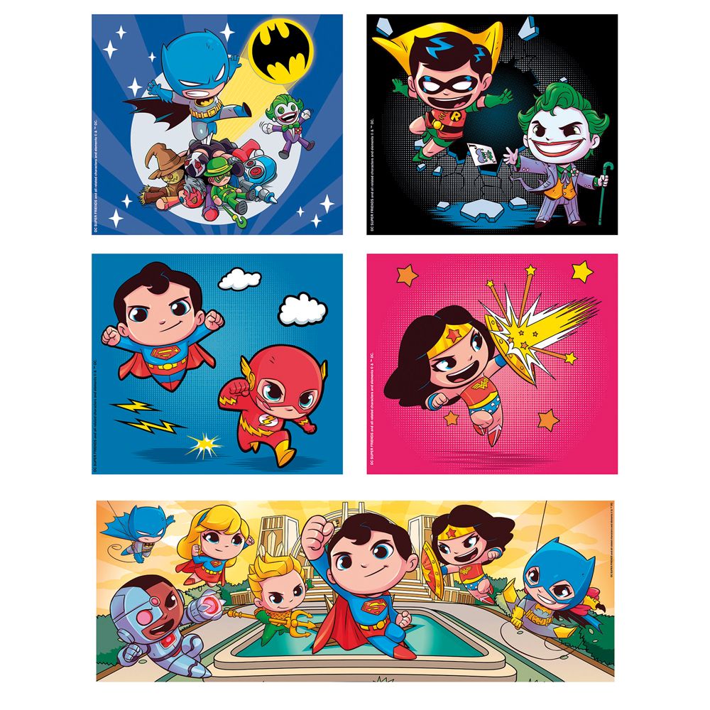Puzzle 10 in 1 Clementoni DC Comics - poza 2