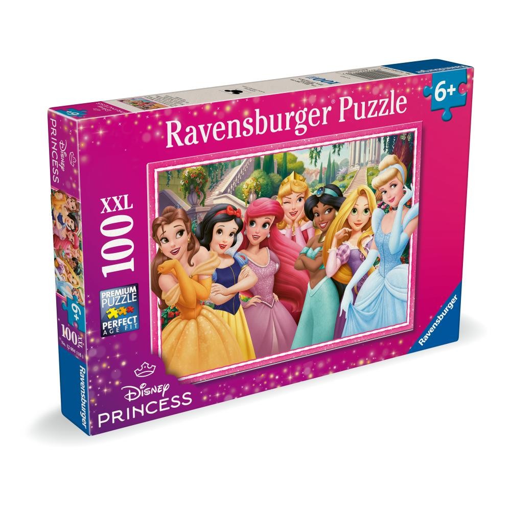 Puzzle 100 piese Ravensburger Viata de basm a printeselor Disney XXL - poza 2