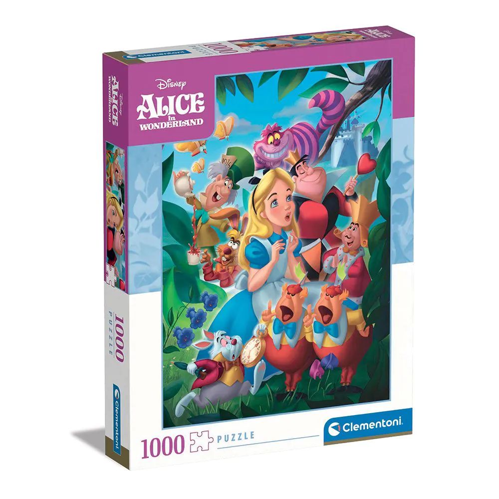 Puzzle 1000 piese Clementoni Alice In Tara Minunilor 39673 - poza 1