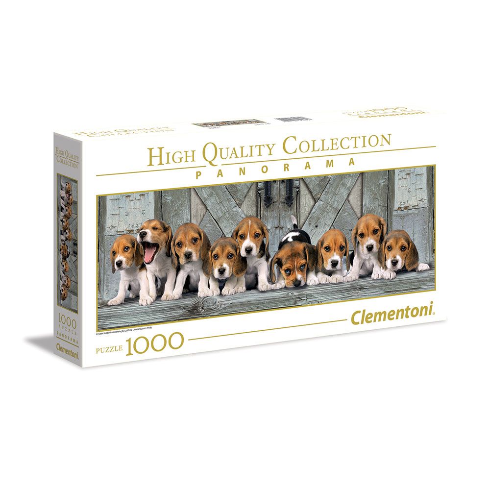 Puzzle 1000 piese Clementoni Beagles - poza 1