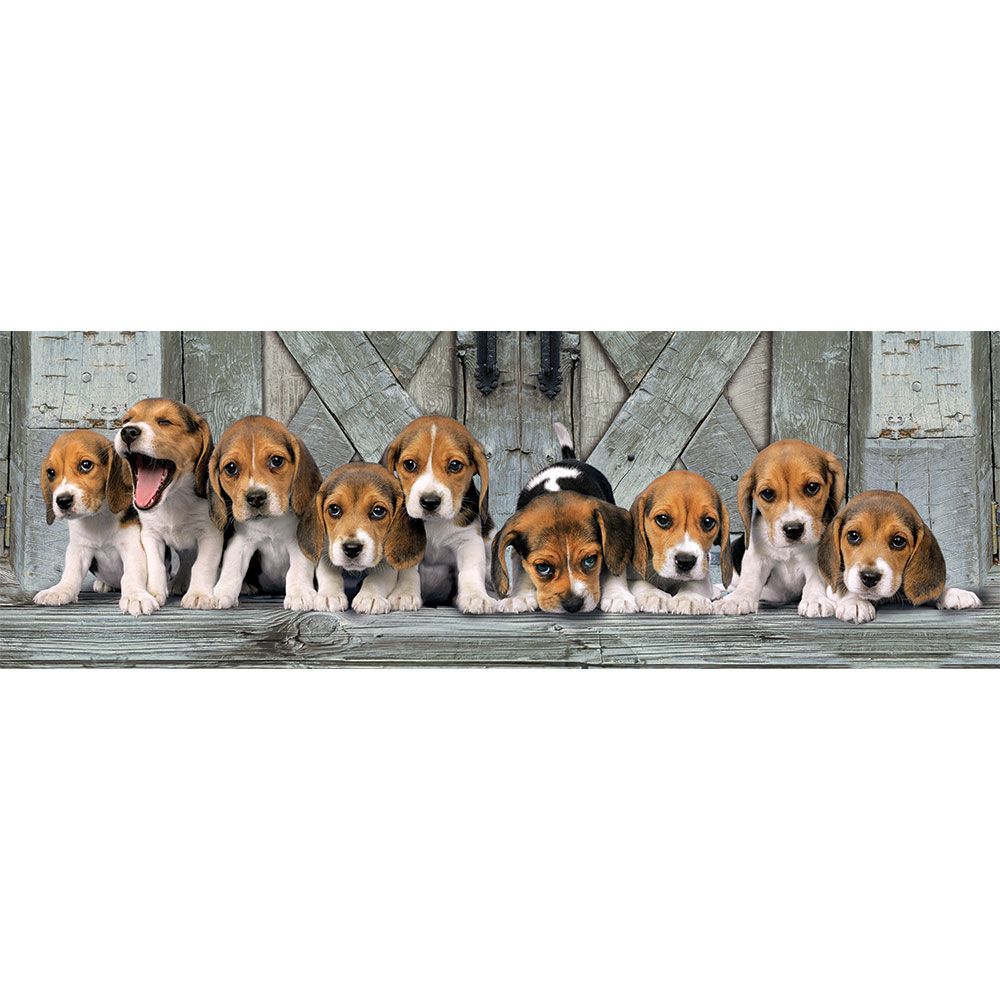 Puzzle 1000 piese Clementoni Beagles - poza 2
