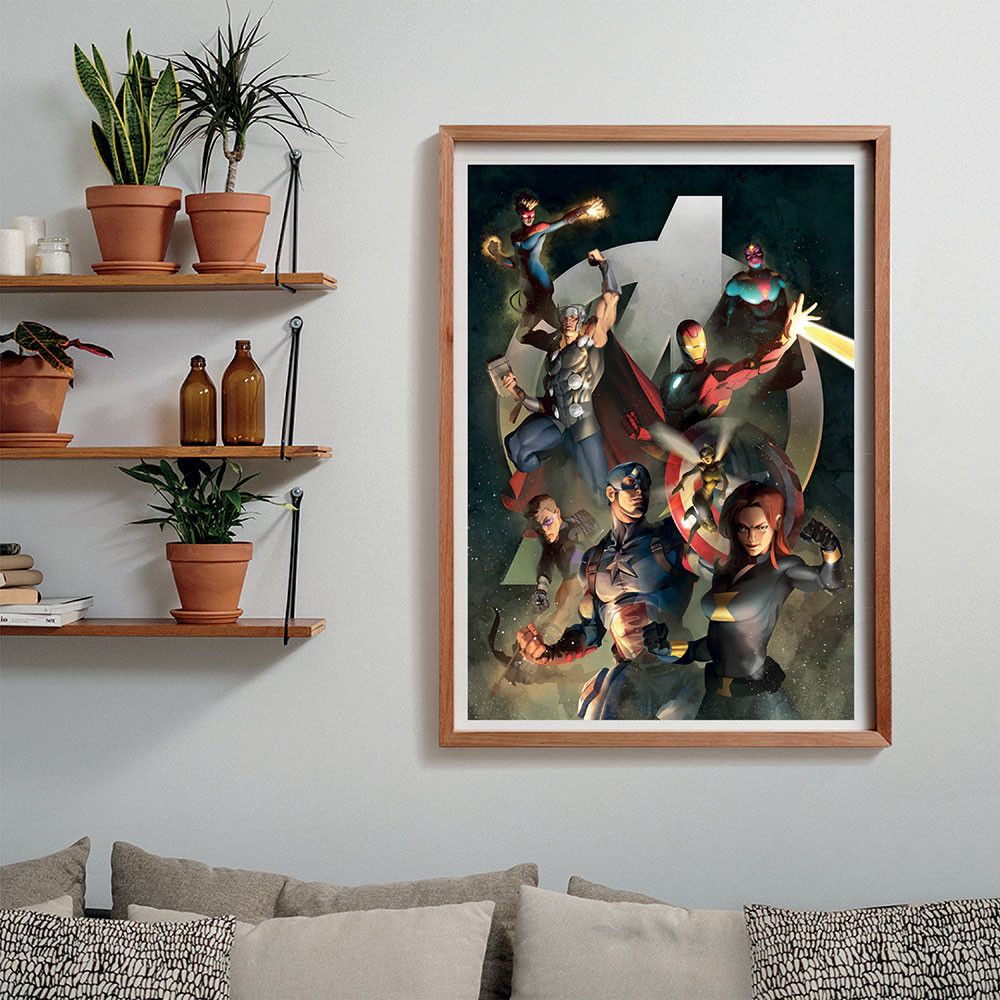 Puzzle 1000 piese Clementoni Disney 100 Marvel Avengers 39721 - poza 3