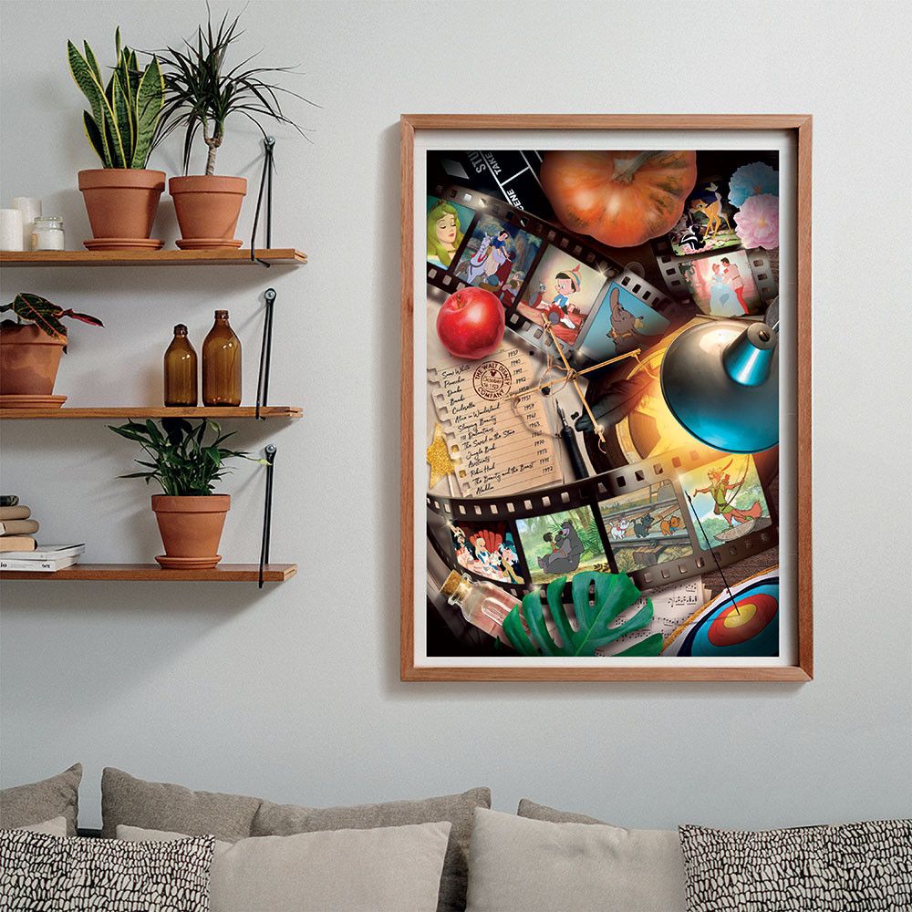 Puzzle 1000 piese Clementoni Disney 100 Movie Classics Illustrato 39720 - poza 3