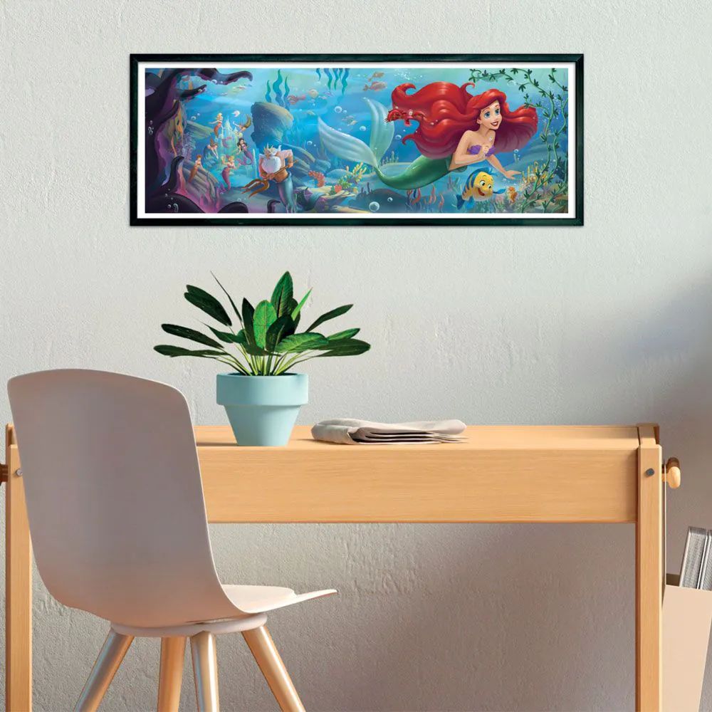 Puzzle 1000 piese Clementoni Disney Mica Sirena 39658 - poza 2