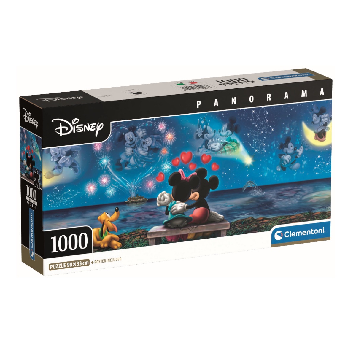 Puzzle 1000 piese Clementoni Disney Mickey and Minnie 39503 - poza 1
