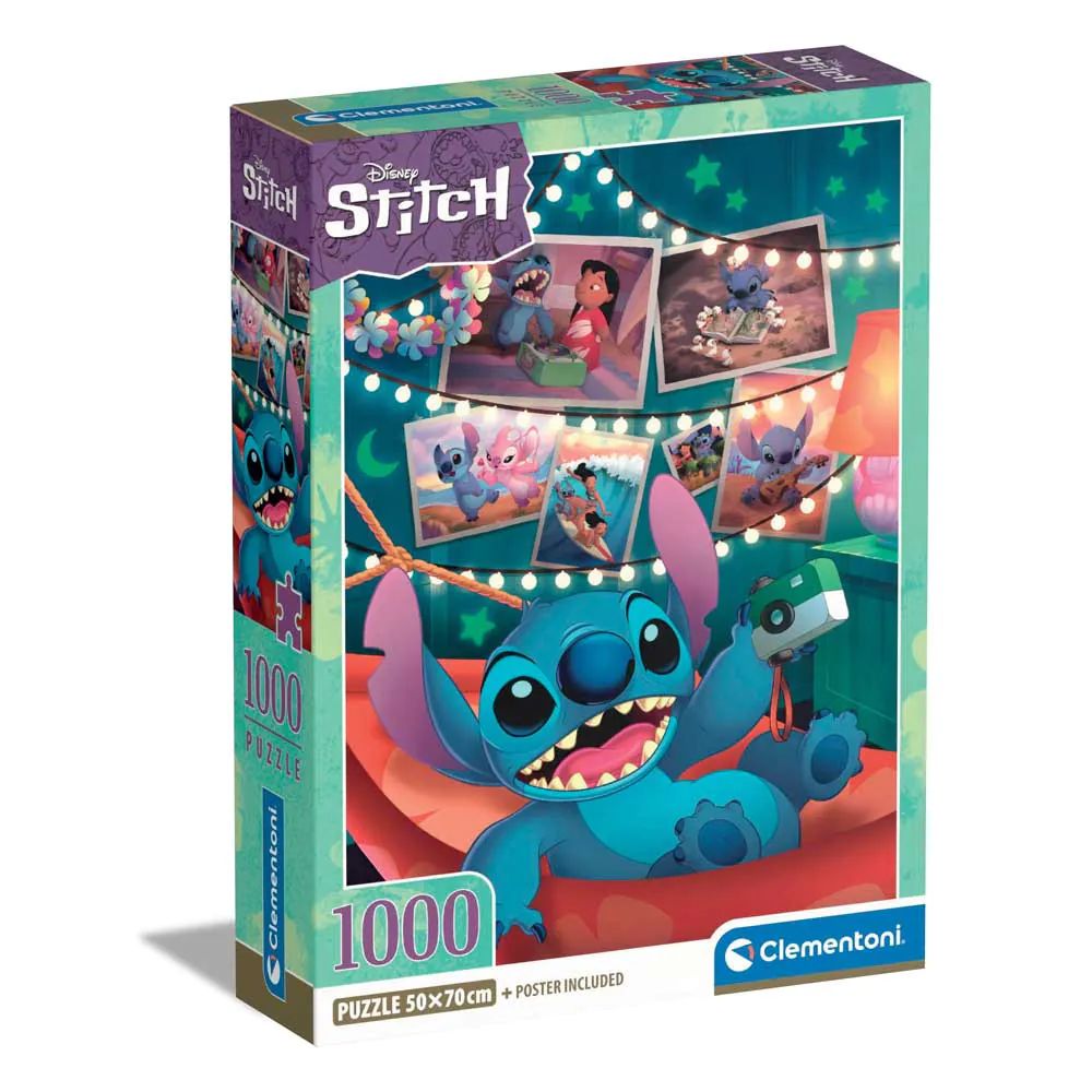 Puzzle 1000 piese Clementoni Disney Stitch - poza 1