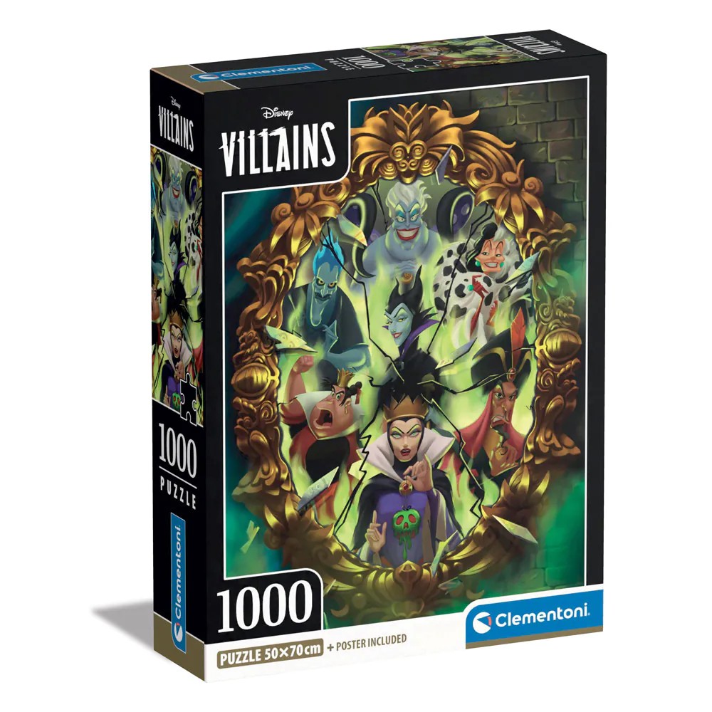Puzzle 1000 piese Clementoni Disney Villans 39812 - poza 1