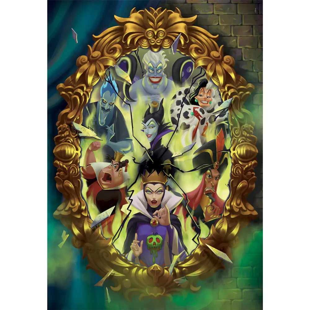 Puzzle 1000 piese Clementoni Disney Villans 39812 - poza 2
