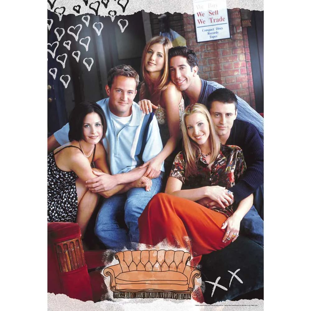 Puzzle 1000 piese Clementoni FRIENDS 39711 - poza 2