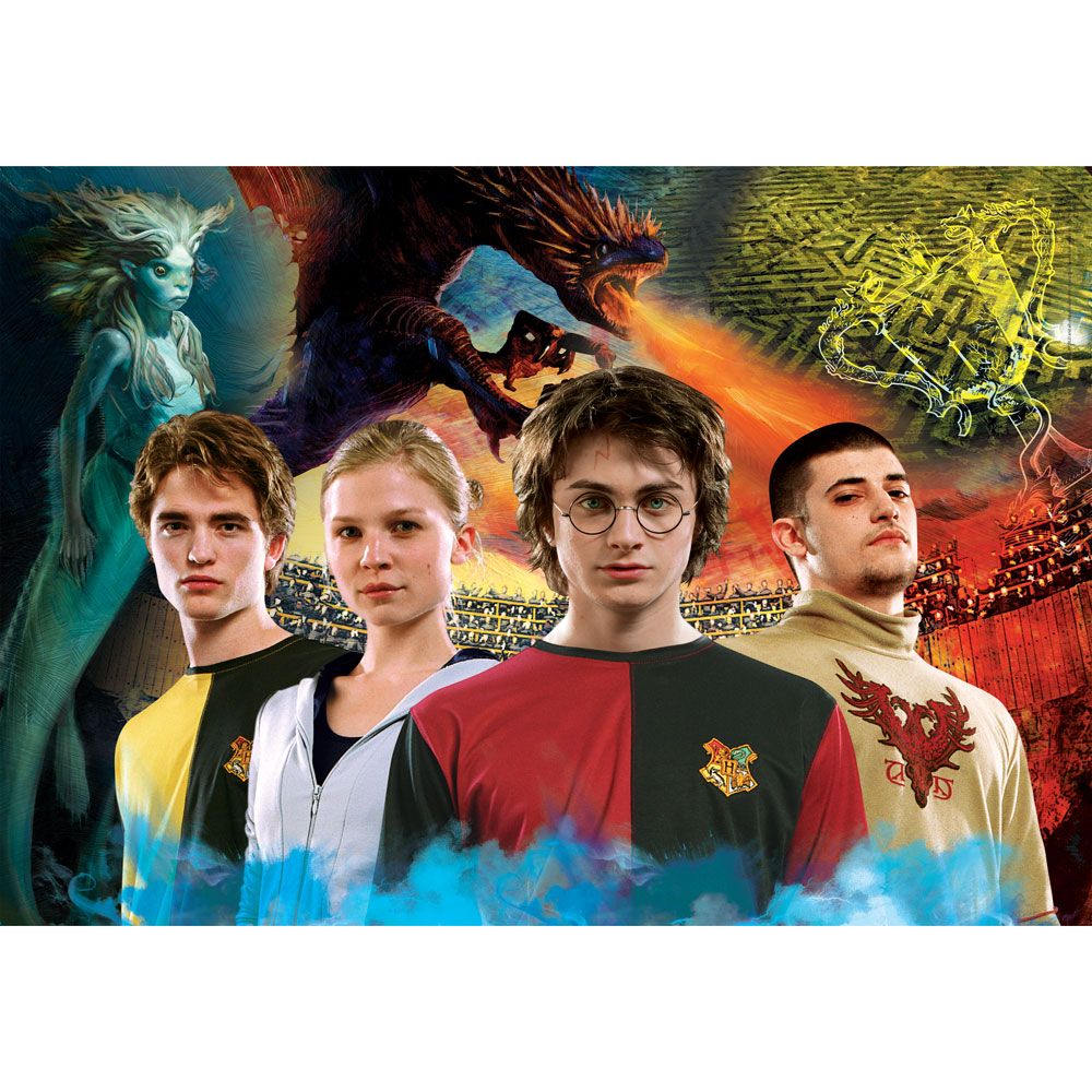 Puzzle 1000 piese Clementoni Harry Potter 39656 - poza 2