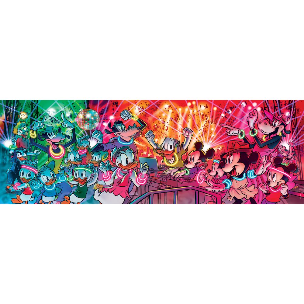 Puzzle 1000 piese Clementoni High Quality Collection Disney Disco Panorama - poza 2