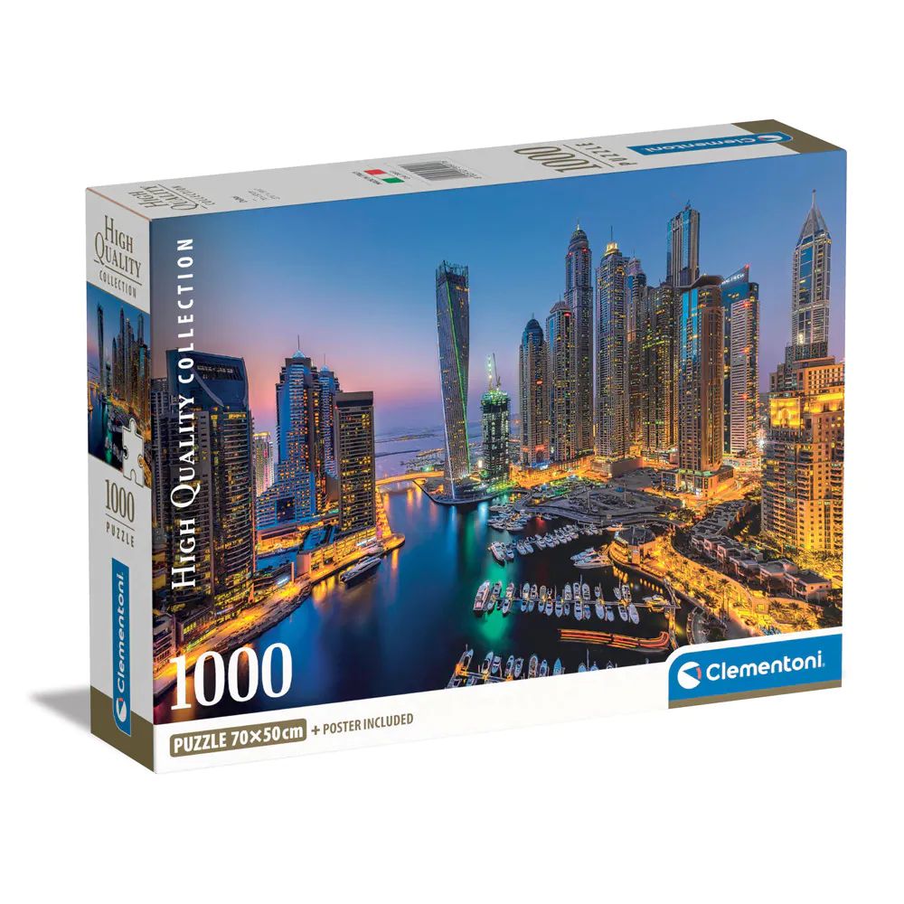 Puzzle 1000 piese Clementoni High Quality Collection Dubai 39911 - poza 1