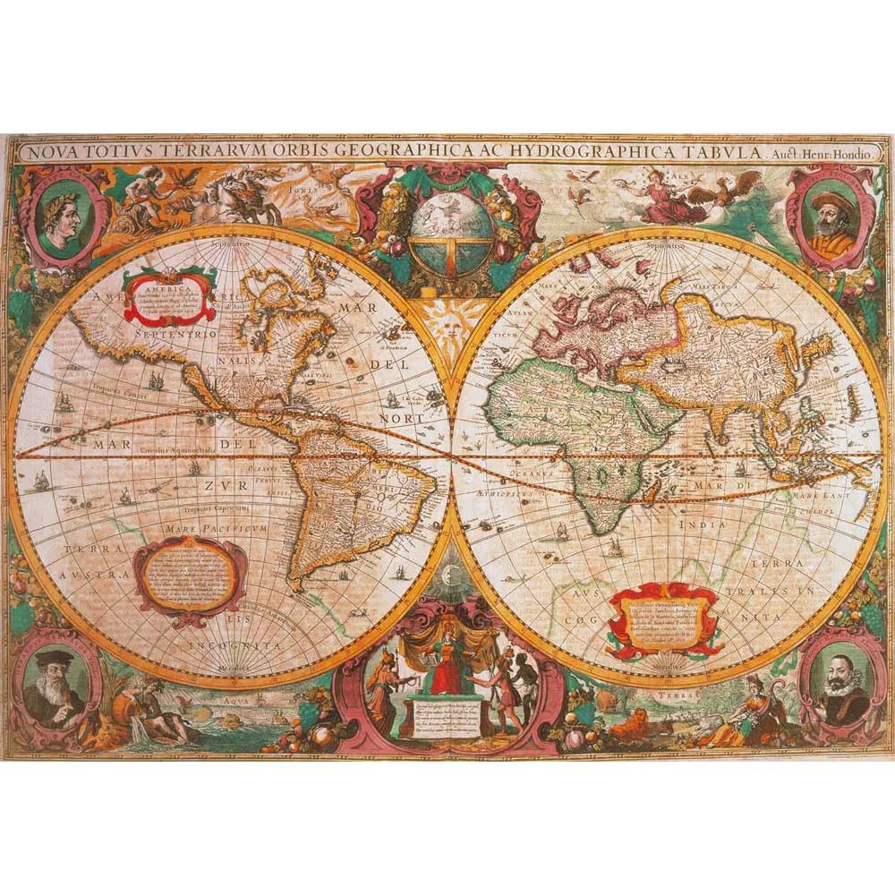 Puzzle 1000 piese Clementoni High Quality Collection Harta Antica 31229 - poza 2