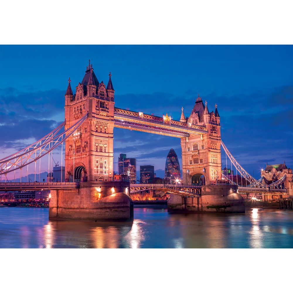 Puzzle 1000 piese Clementoni High Quality Collection Tower Bridge at Night - poza 2