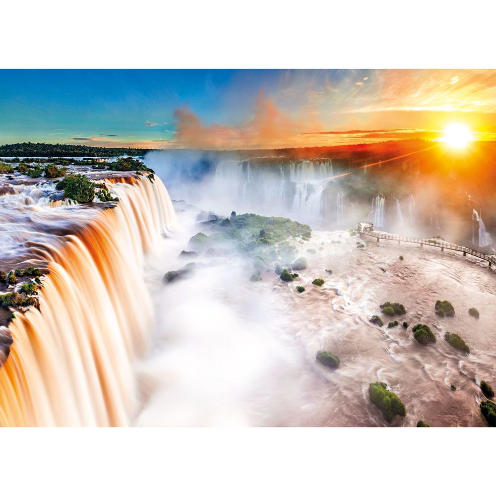 Puzzle 1000 piese Clementoni High Quality Collection Waterfall - poza 2