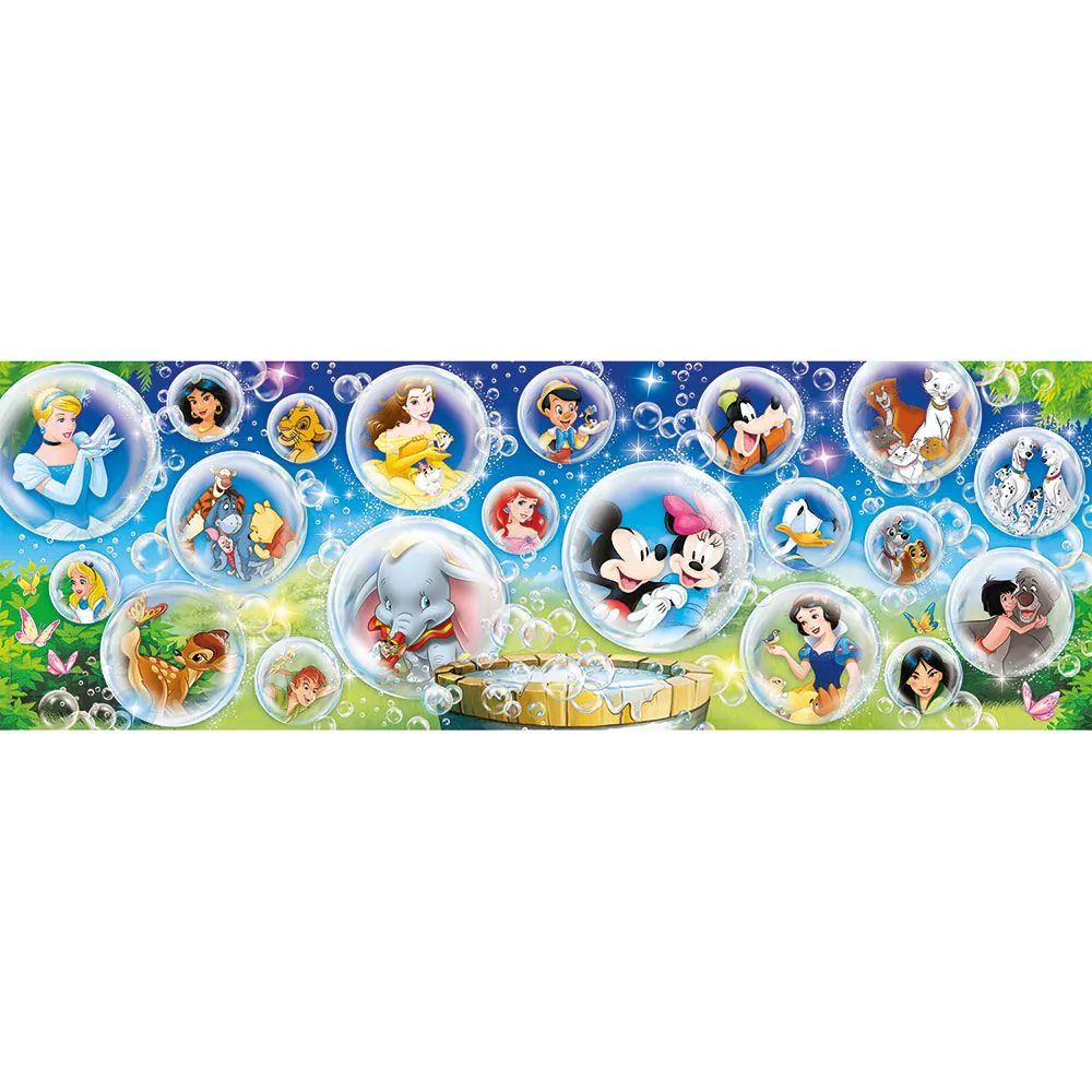 Puzzle 1000 piese Clementoni Panorama Disney Classic 39515 - poza 2