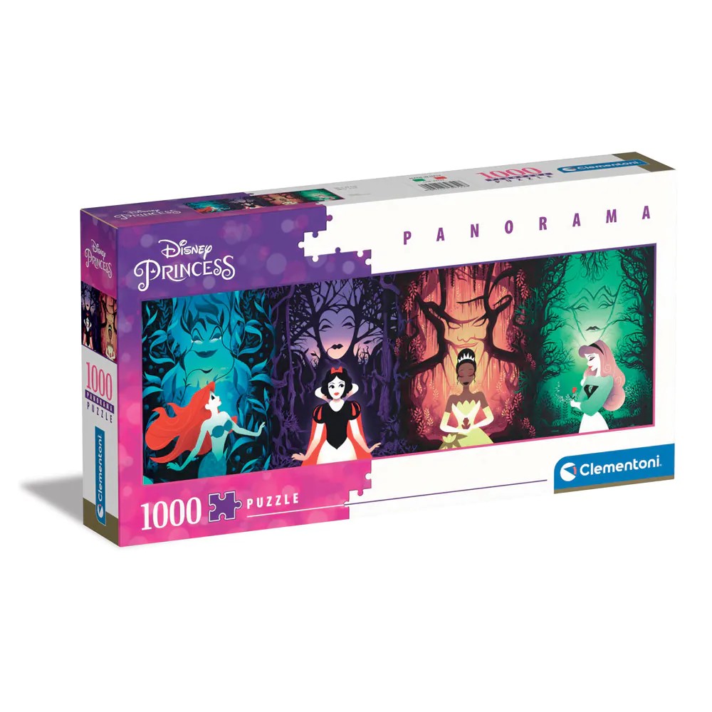 Puzzle 1000 piese Clementoni Panorama Disney Princess 39722 - poza 1
