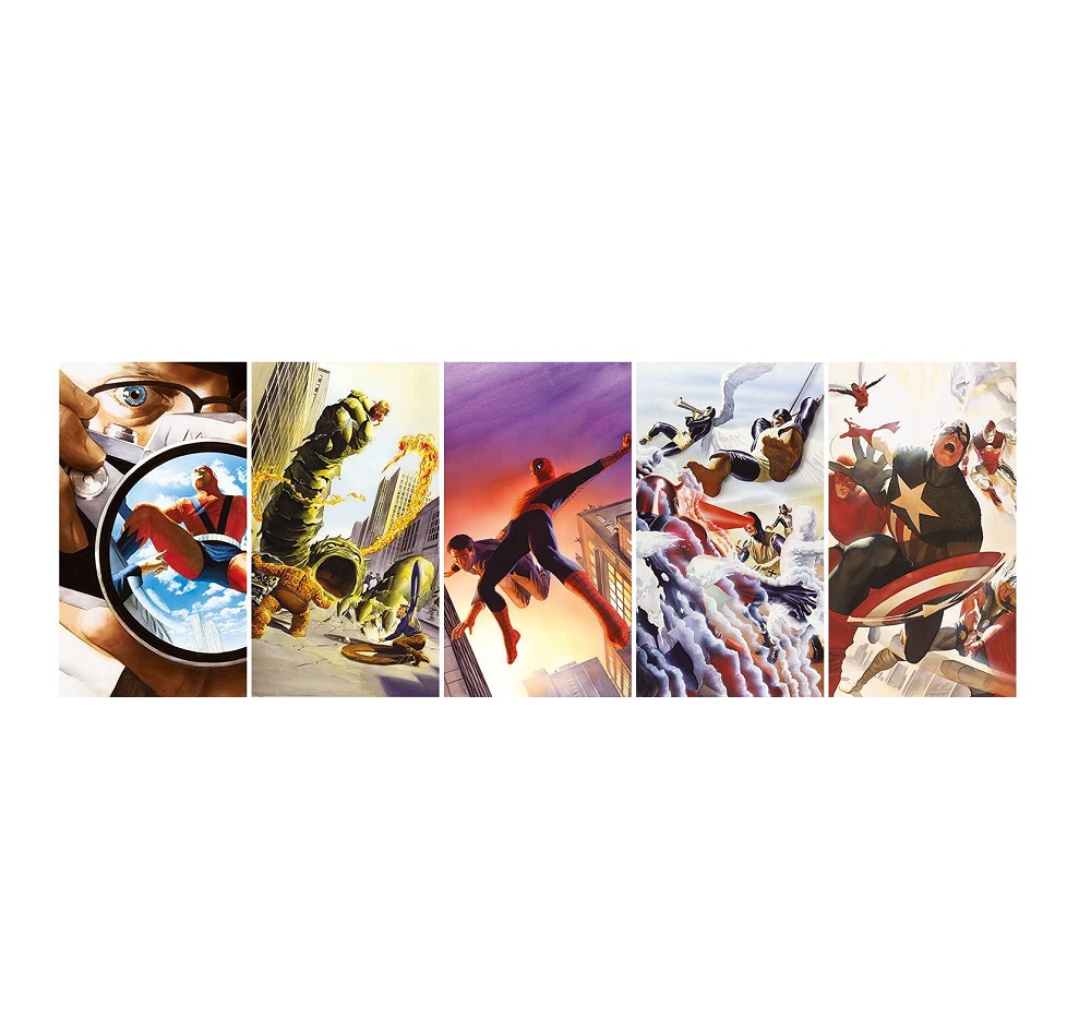 Puzzle 1000 piese Clementoni Panorama Marvel 80 39611 - poza 2