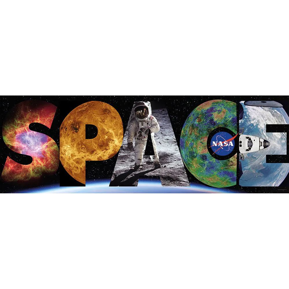 Puzzle 1000 piese Clementoni Panorama Space 39638 - poza 2