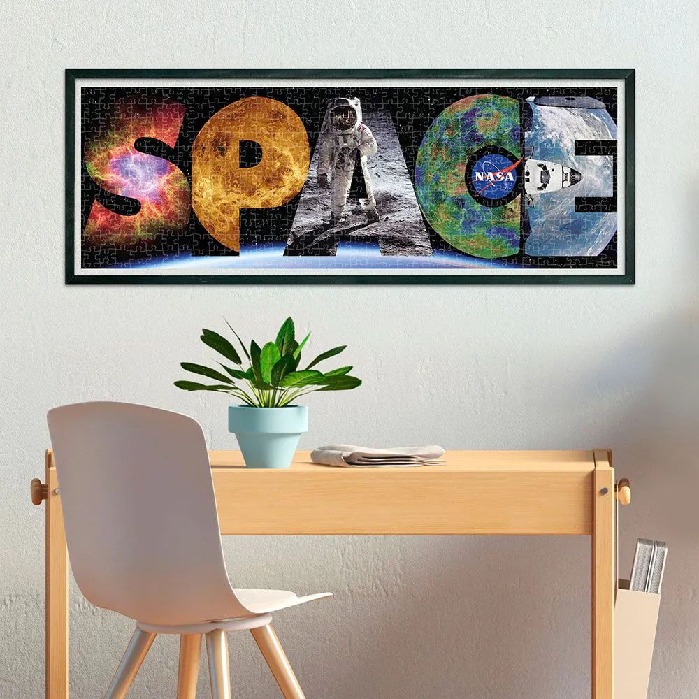 Puzzle 1000 piese Clementoni Panorama Space 39638 - poza 4