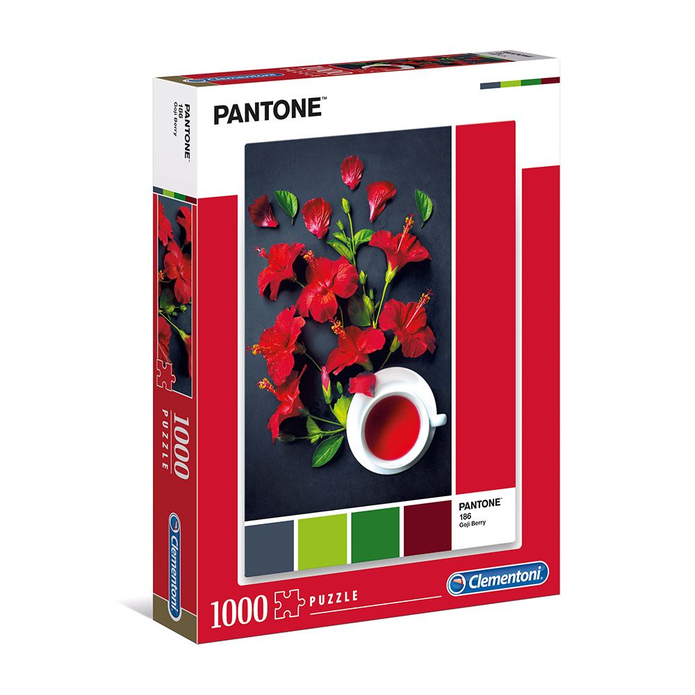Puzzle 1000 piese Clementoni Pantone Goji Berry - poza 1