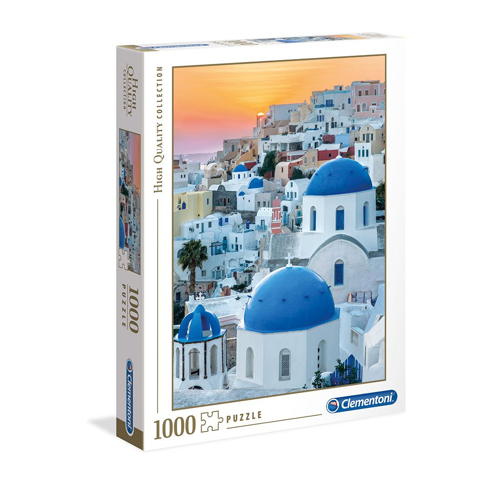 Puzzle 1000 piese Clementoni Santorini - poza 1