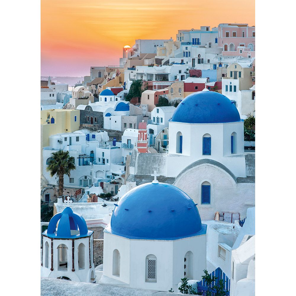 Puzzle 1000 piese Clementoni Santorini - poza 2