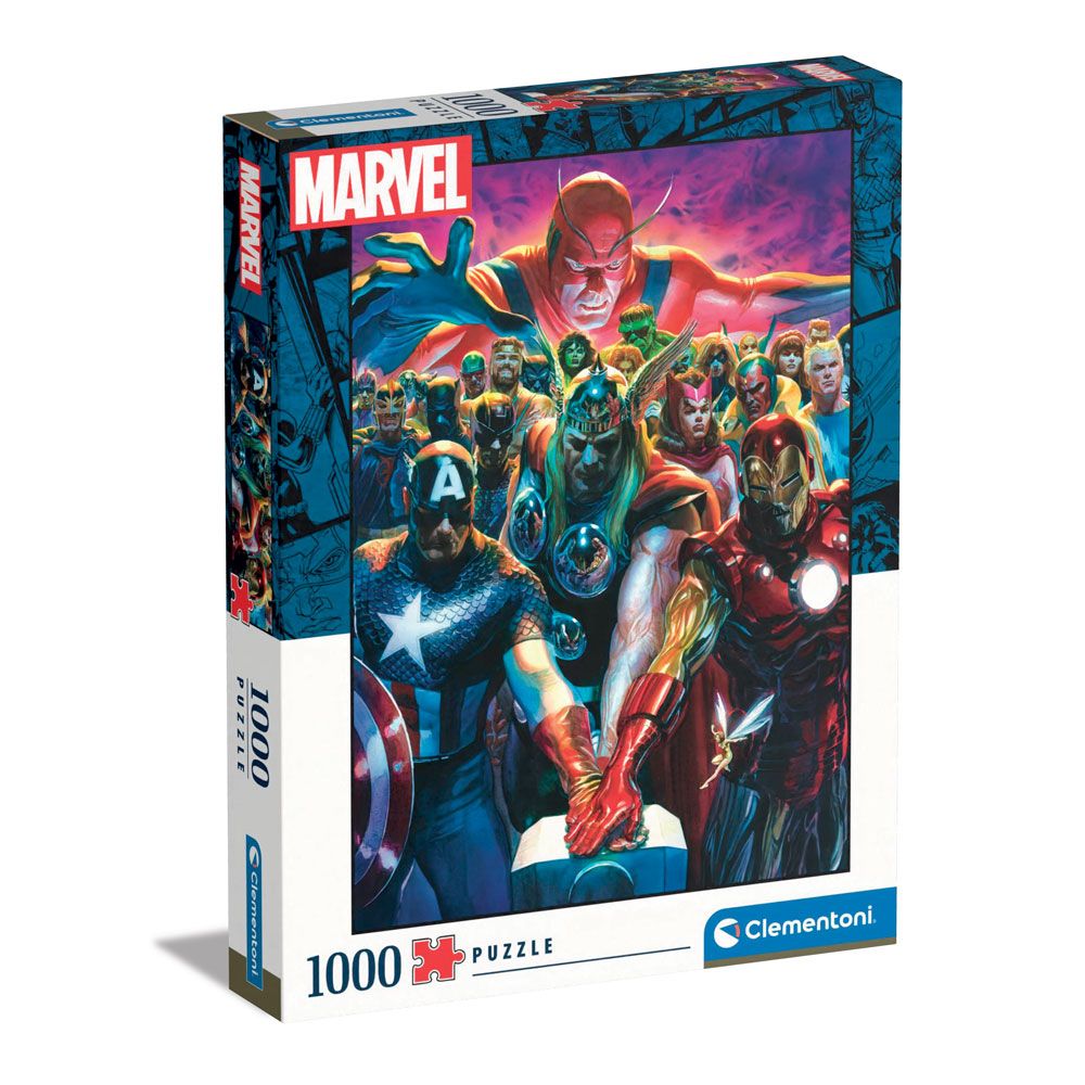 Puzzle 1000 piese Clementoni The Avengers 39672 - poza 1