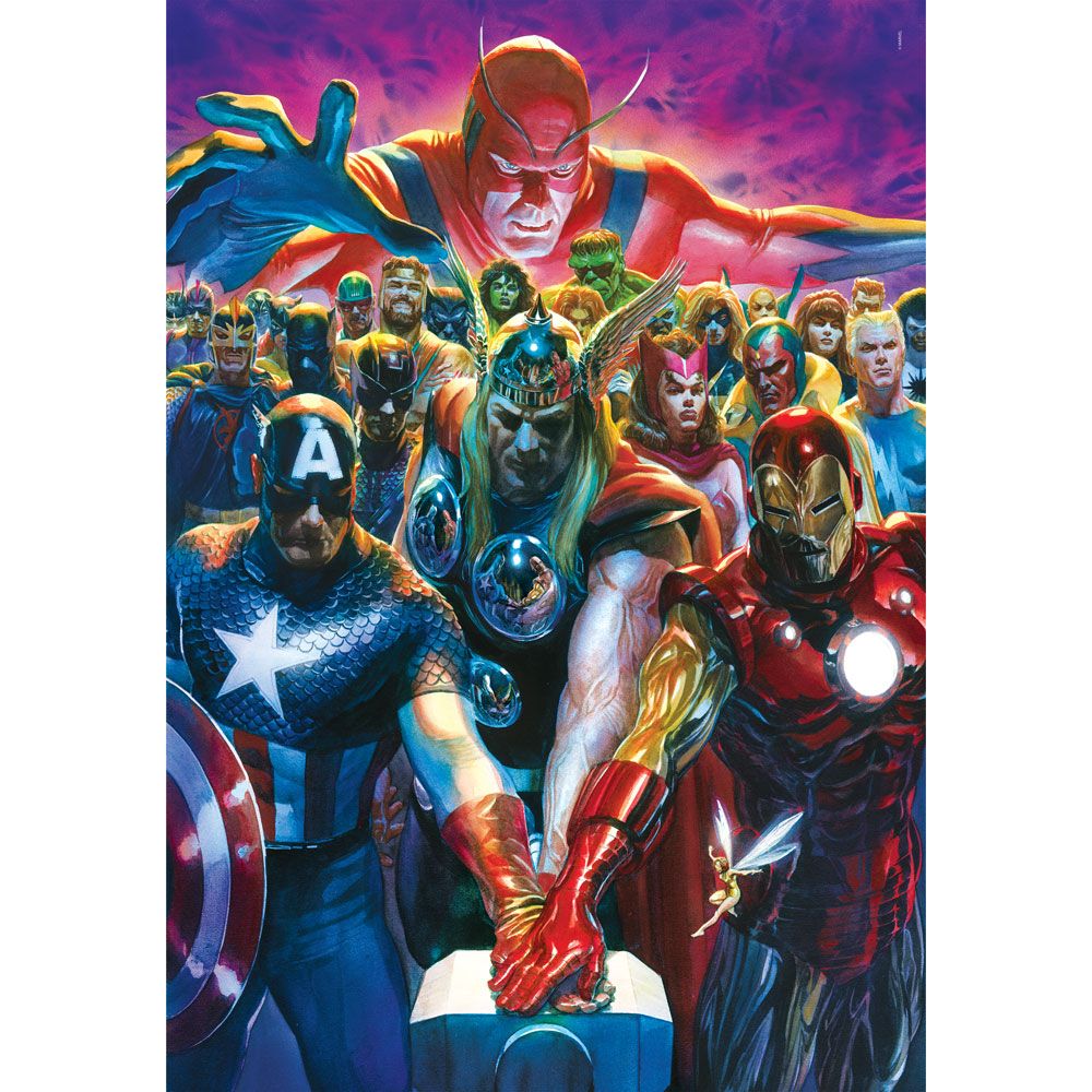 Puzzle 1000 piese Clementoni The Avengers 39672 - poza 2