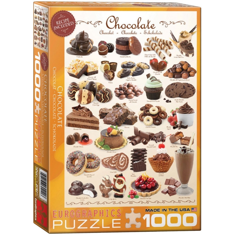 Puzzle 1000 piese Eurographics Ciocolate - poza 1
