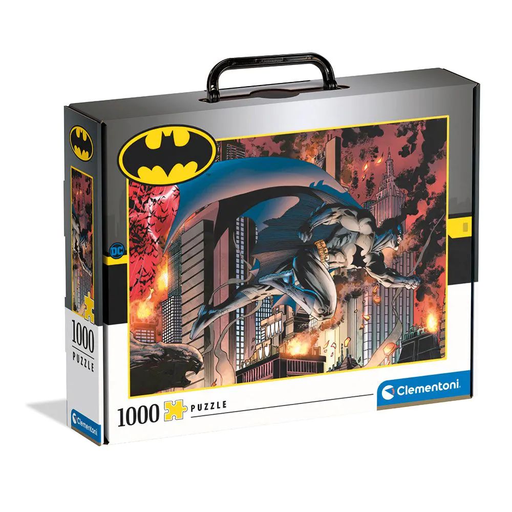 Puzzle 1000 piese in valiza Clementoni Batman 39678 - poza 1