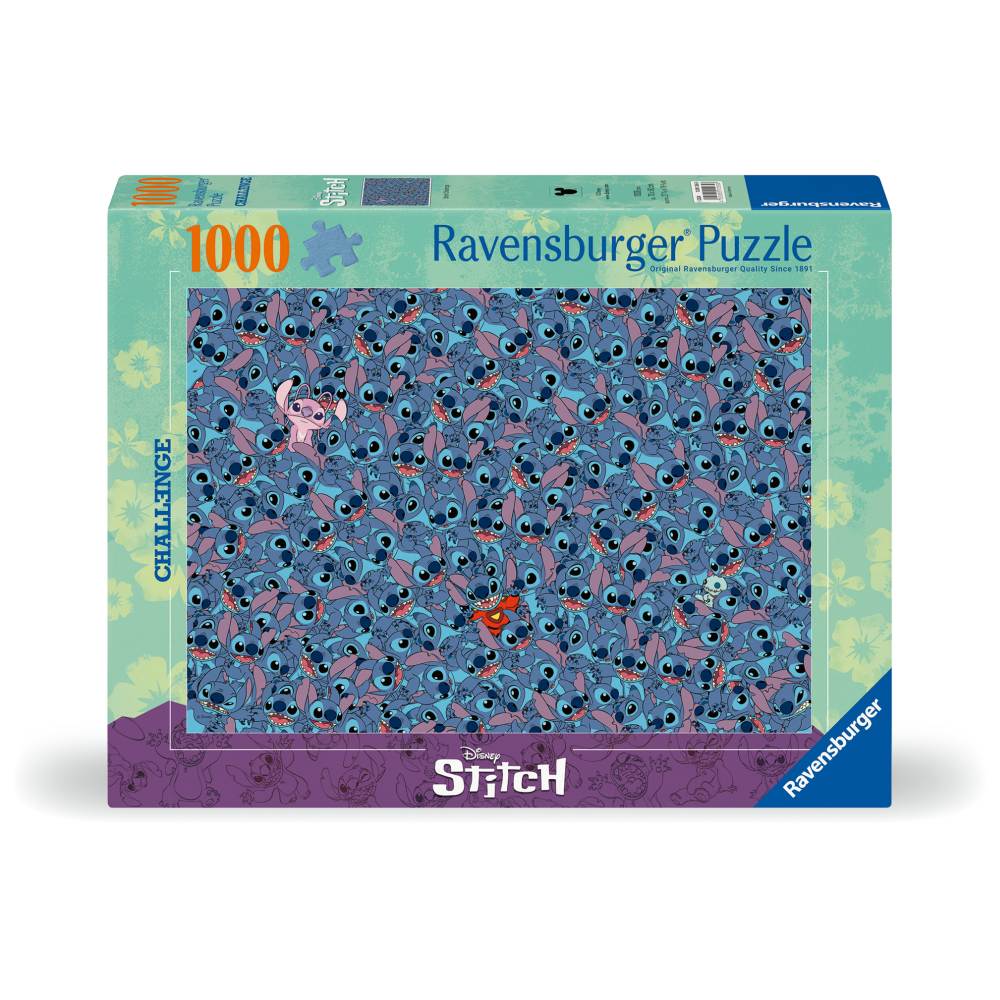 Puzzle 1000 piese Ravensburger Provocarea Disney Stitch - poza 1