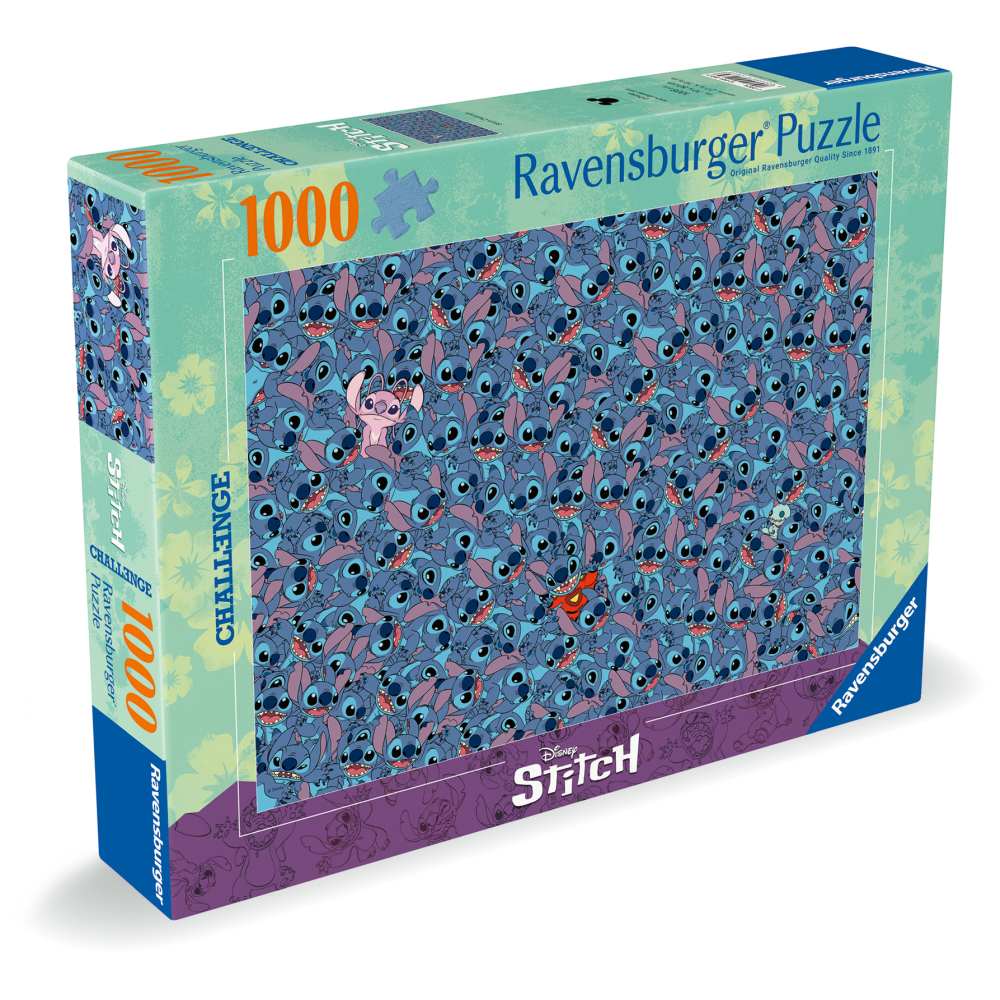 Puzzle 1000 piese Ravensburger Provocarea Disney Stitch - poza 2