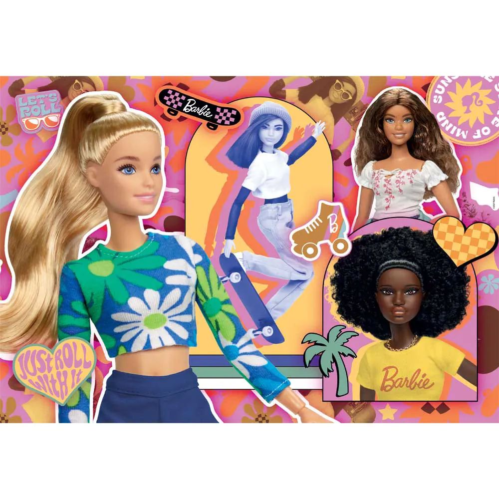 Puzzle 104 piese Clementoni Barbie 25753 - poza 2