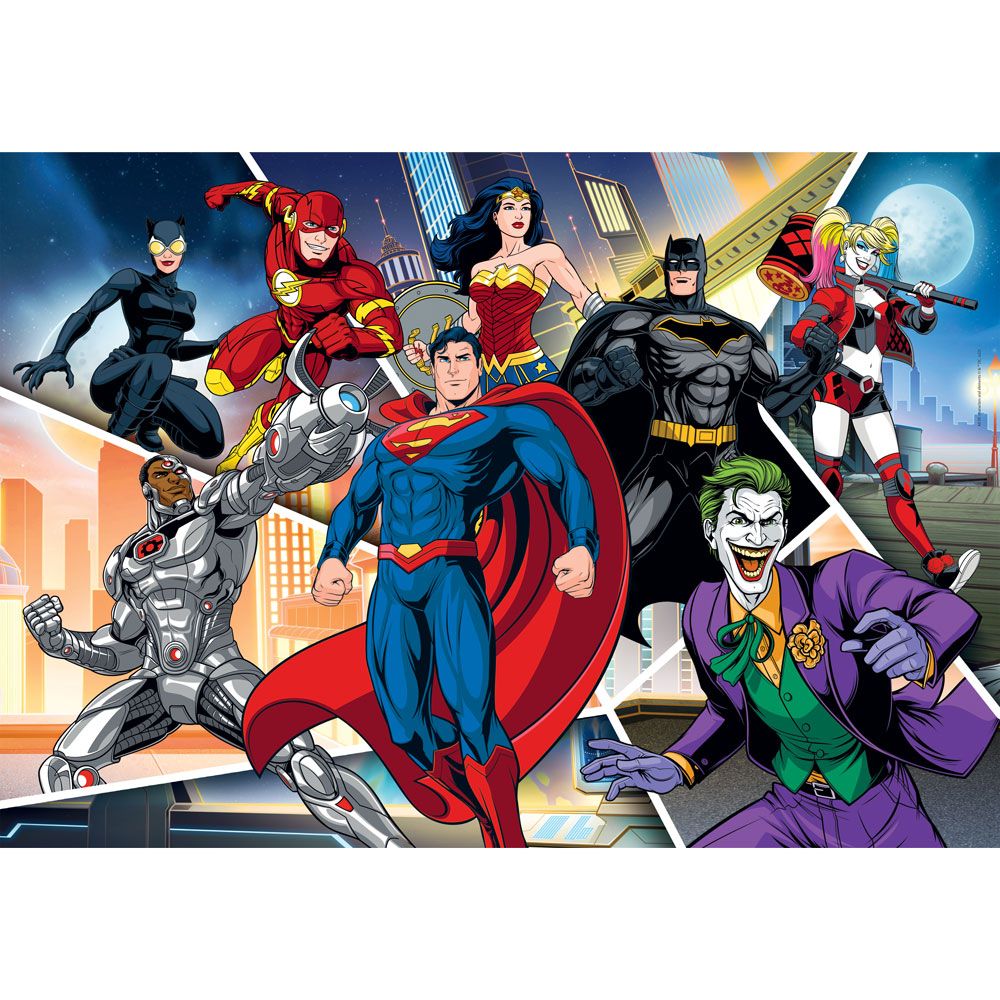 Puzzle 104 piese Clementoni DC Comics 25722 - poza 2