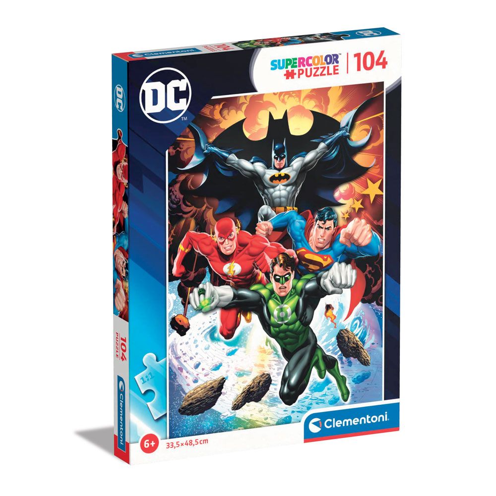 Puzzle 104 piese Clementoni DC Comics 25723 - poza 1
