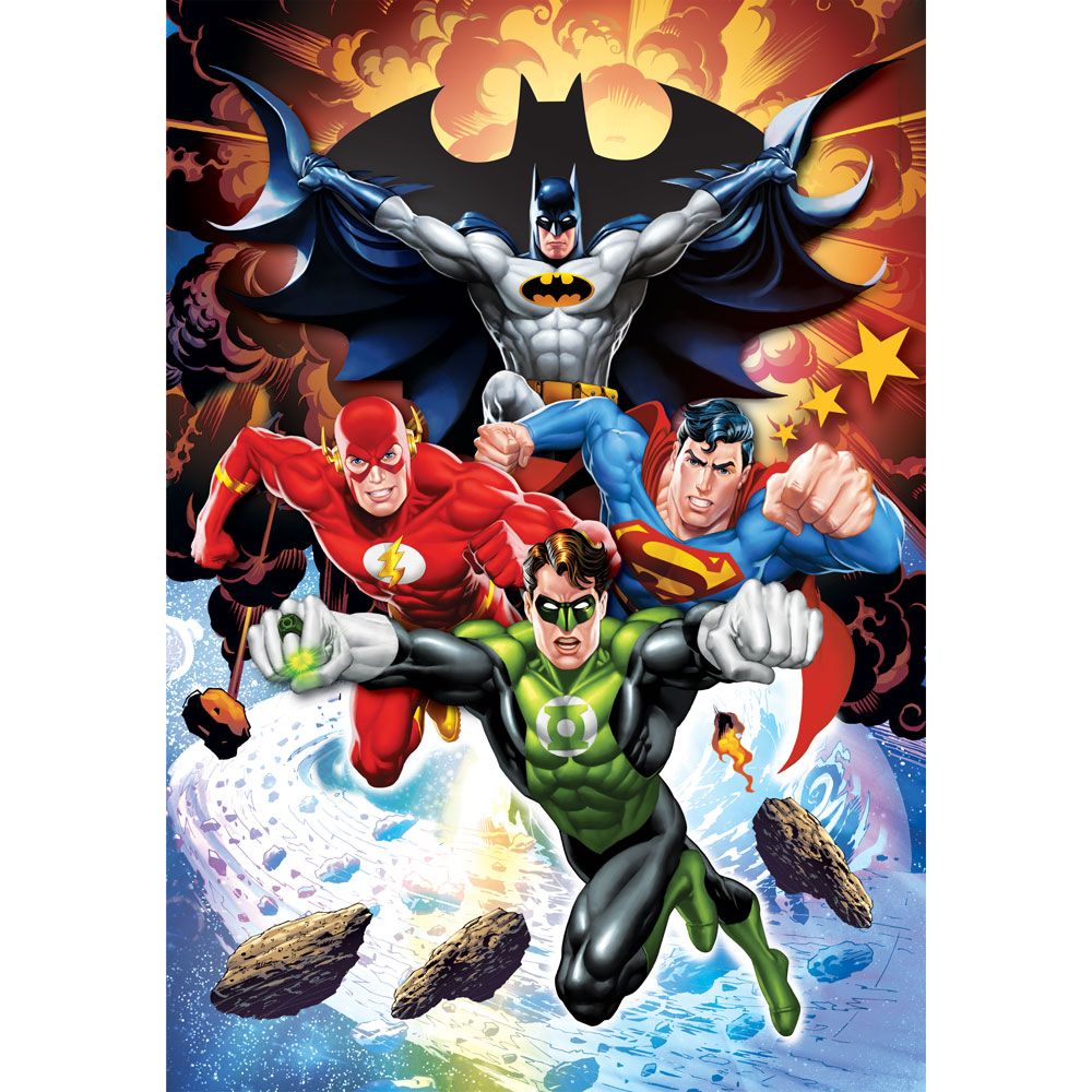 Puzzle 104 piese Clementoni DC Comics 25723 - poza 2