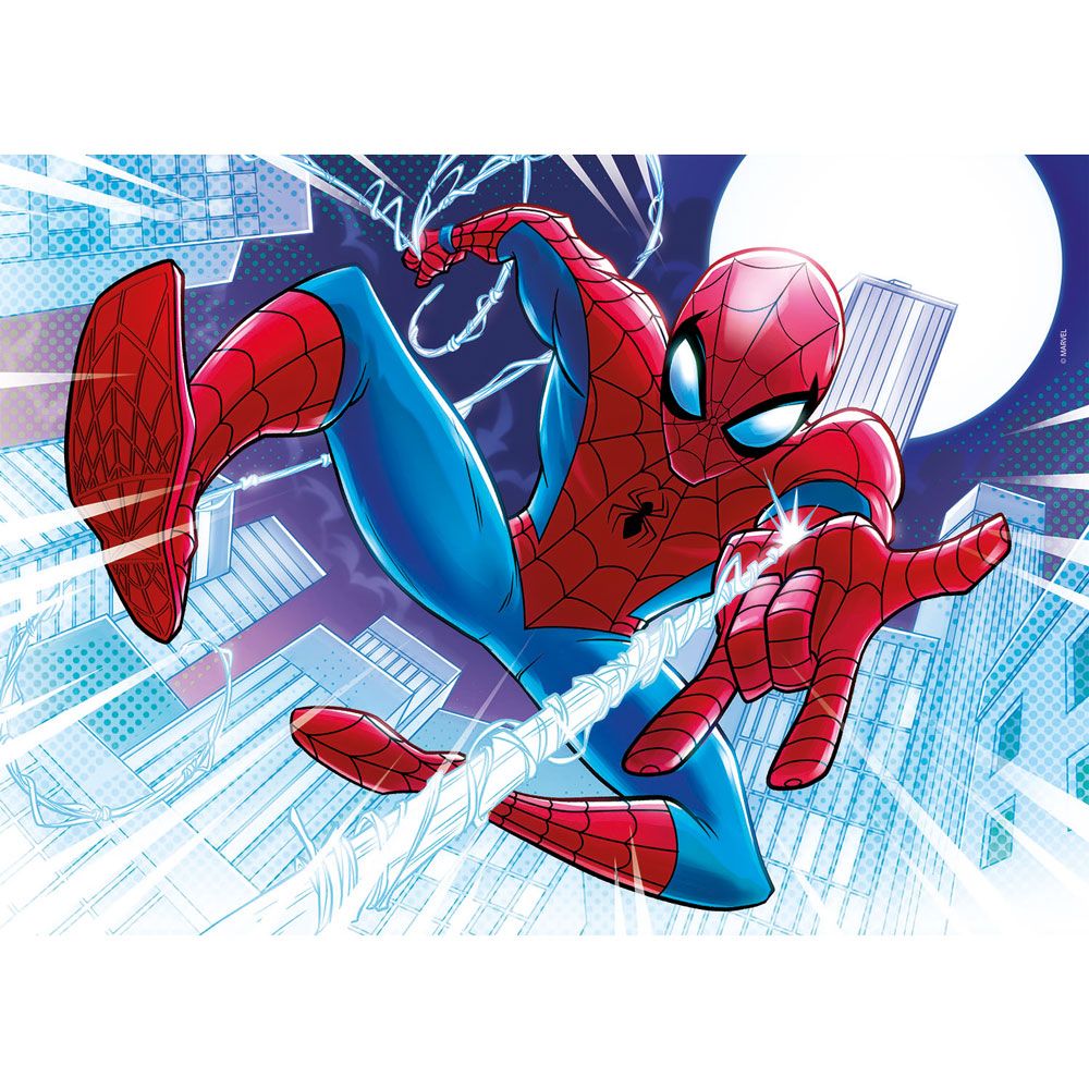 Puzzle 104 piese Clementoni Glowing Marvel Spiderman - poza 2