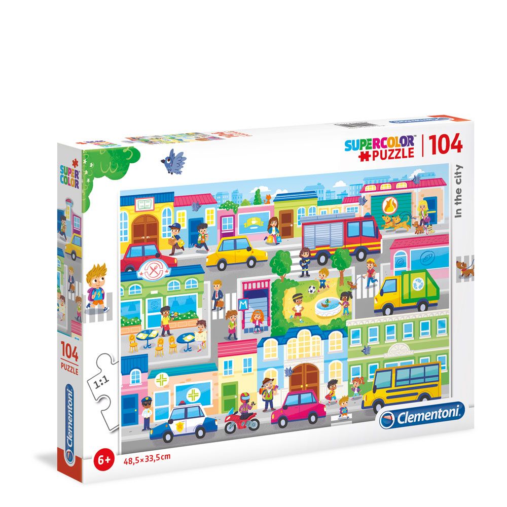 Puzzle 104 piese Clementoni In The City - poza 1