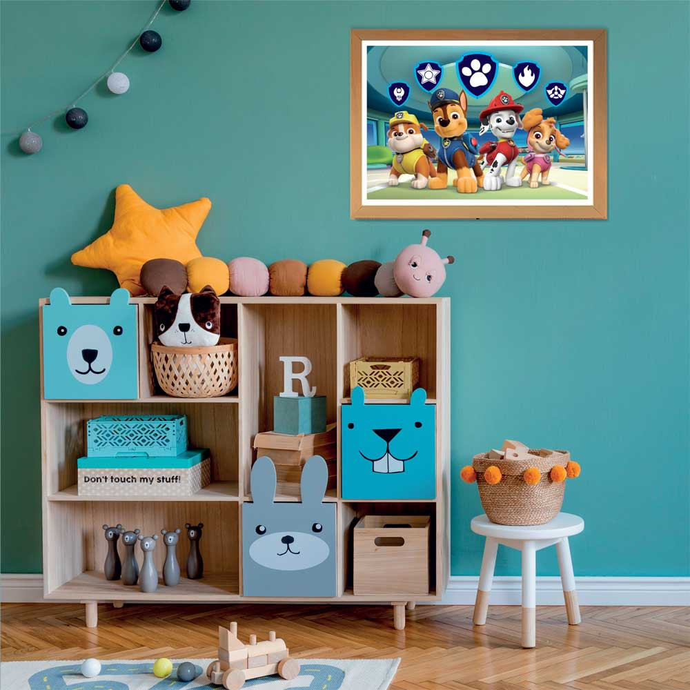Puzzle 104 piese Clementoni Paw Patrol Glow in the Dark 27176 - poza 2