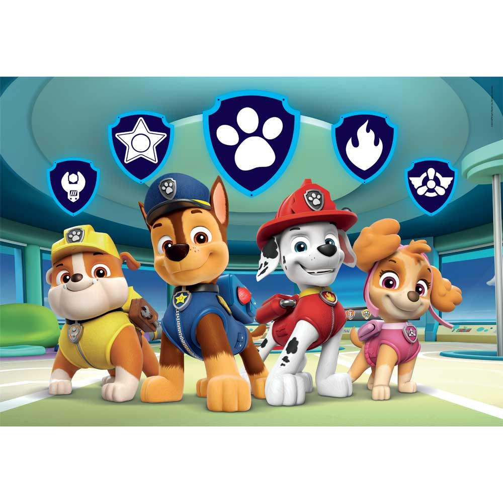 Puzzle 104 piese Clementoni Paw Patrol Glow in the Dark 27176 - poza 3