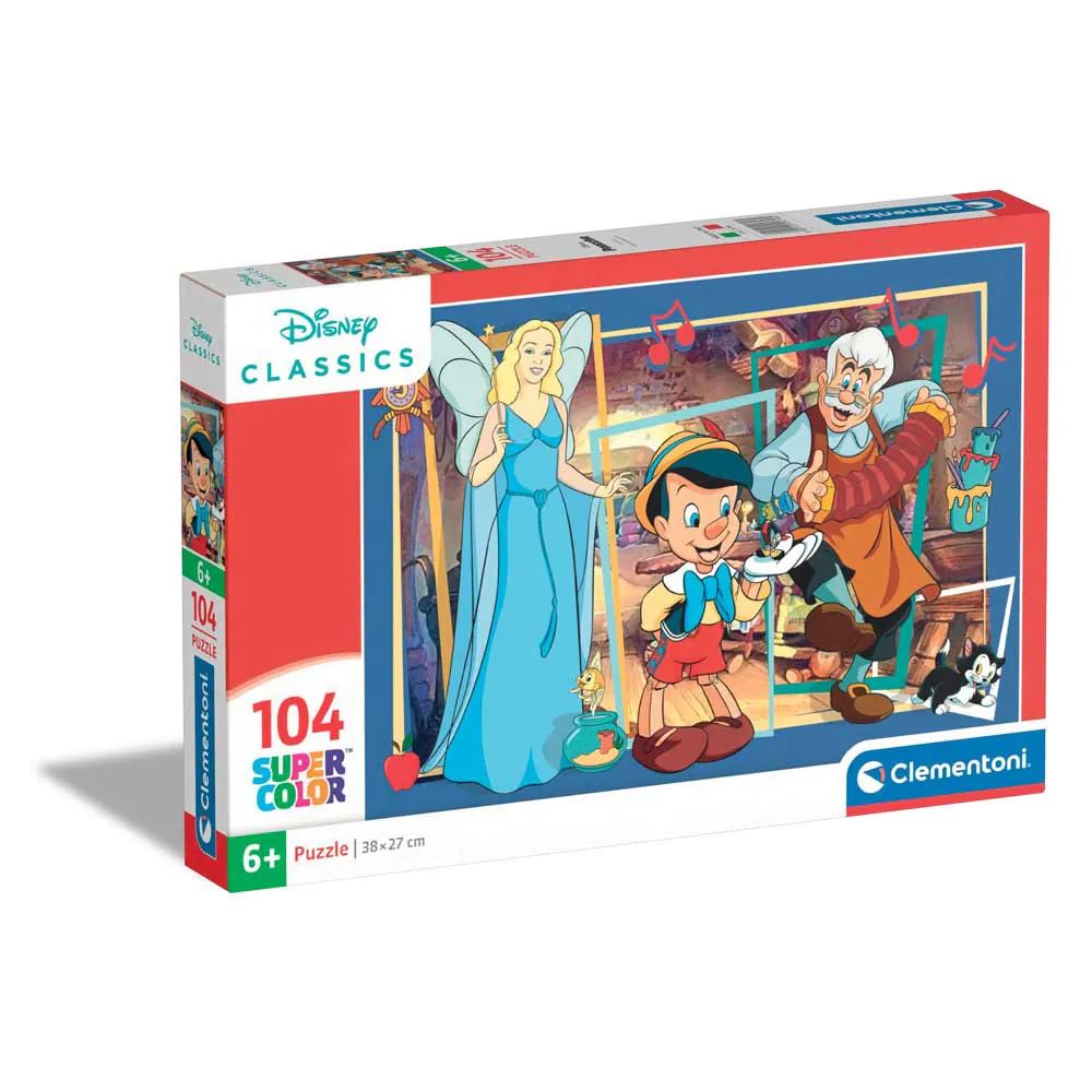 Puzzle 104 piese Clementoni Pinocchio 25756 - poza 1