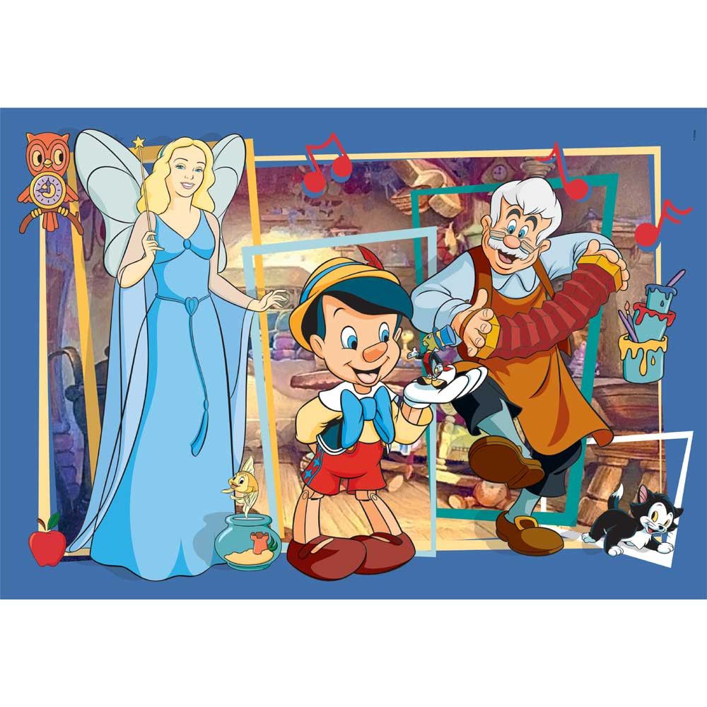 Puzzle 104 piese Clementoni Pinocchio 25756 - poza 2