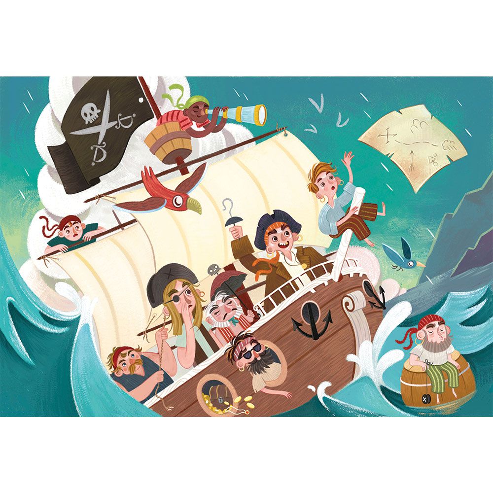 Puzzle 104 piese Clementoni Pirates - poza 2