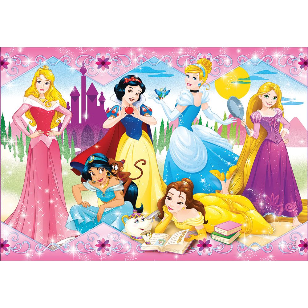 Puzzle 104 piese Clementoni Princess 27086 - poza 2