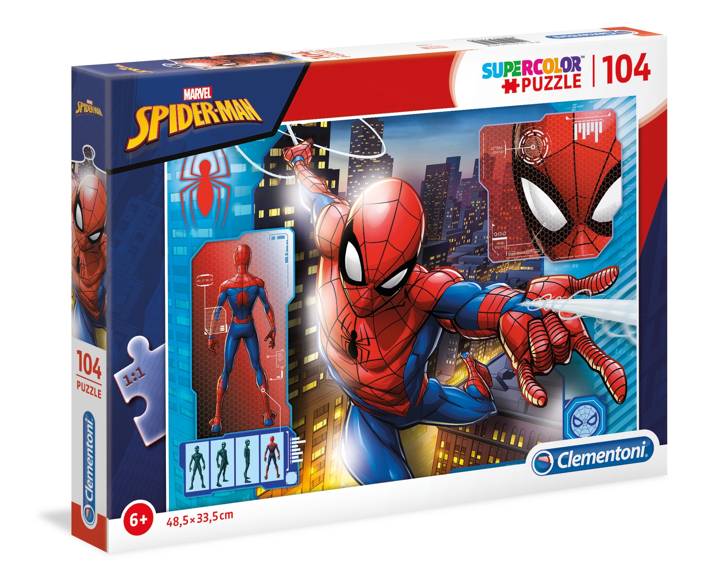 Puzzle 104 piese Clementoni Spiderman 27118 - poza 1